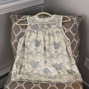 Altar’d State Sleeveless Lace Top